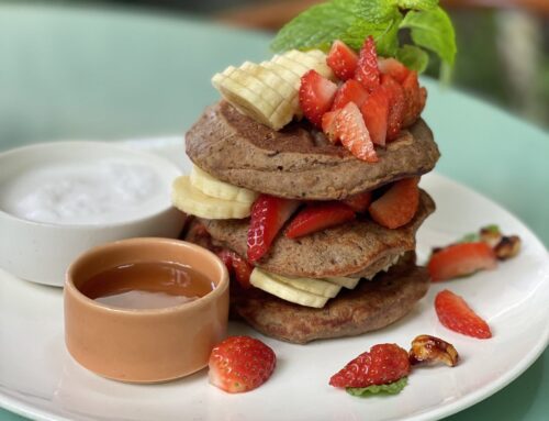 Strawberry Banana Pancakes