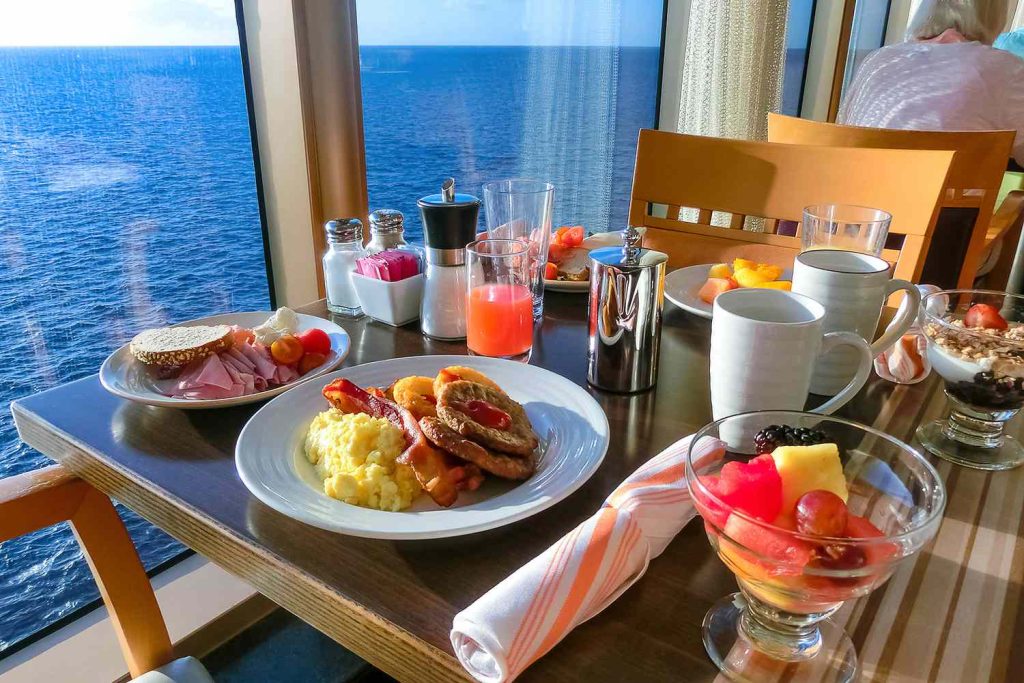 eat healthy on a cruise ship