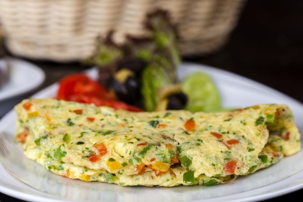 Vegetable omelette