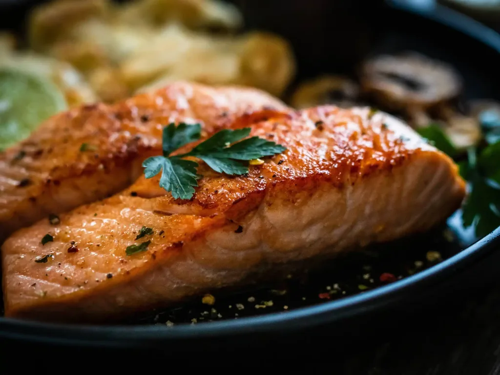 cooked salmon